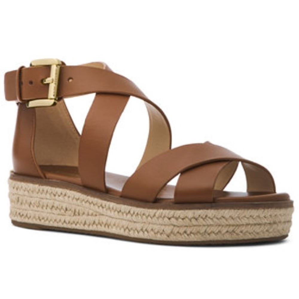 Michael Kors Women's Brown Espadrille Sandals